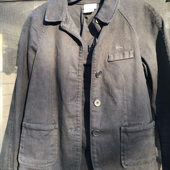 Lacoste Black jean Jacket - Picture 2 of 9
